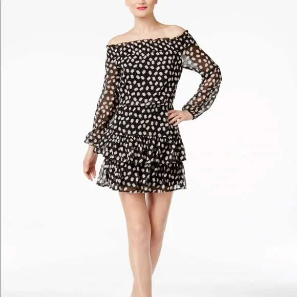 cynthia rowley casual dresses Moonlight Shimmer Dress / Black Floral / 8 / Cynthia Rowley